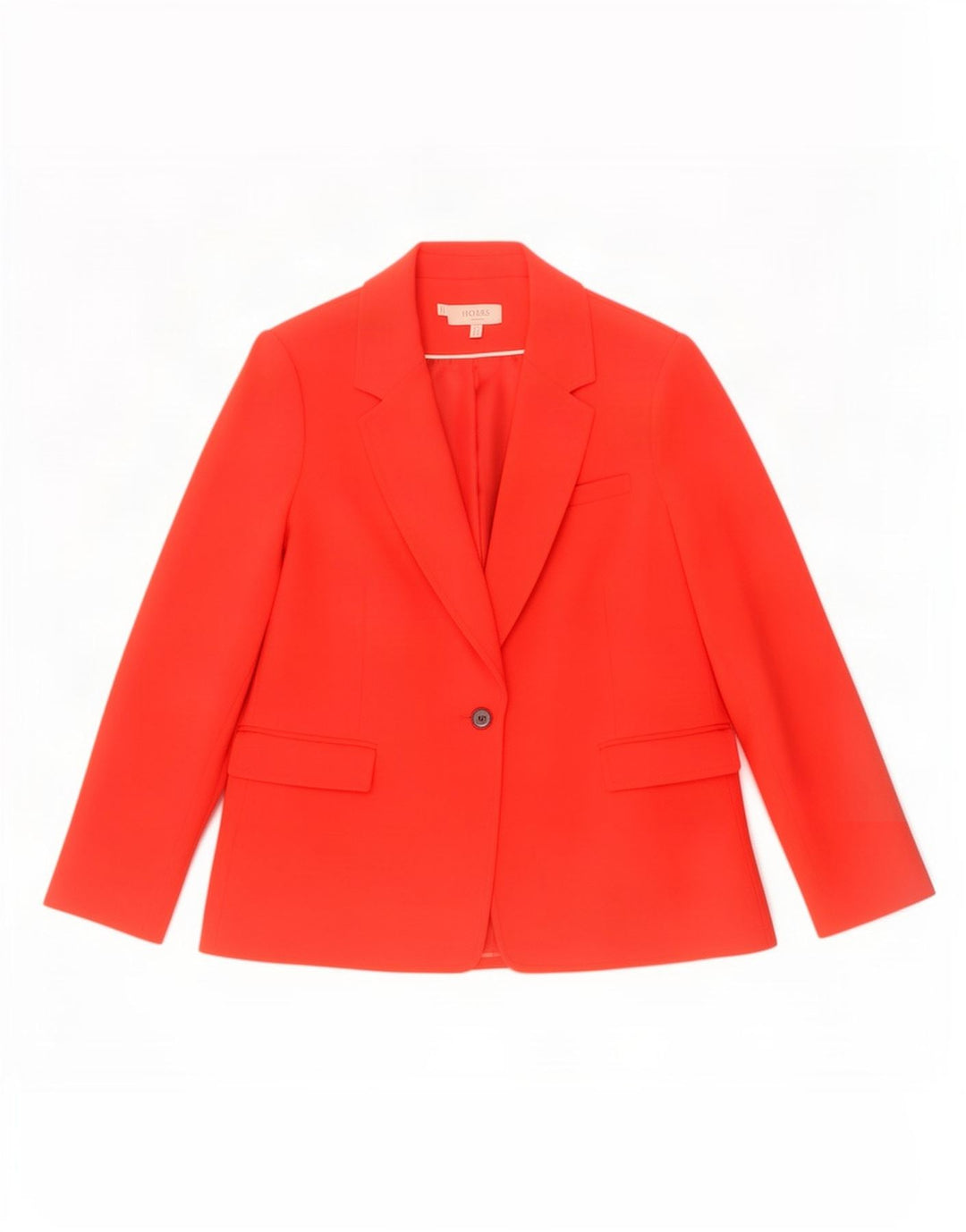 Hobbs Damen-Blazerjacke mit 1 Knopf, UK 18, XL, Rot, Polyester