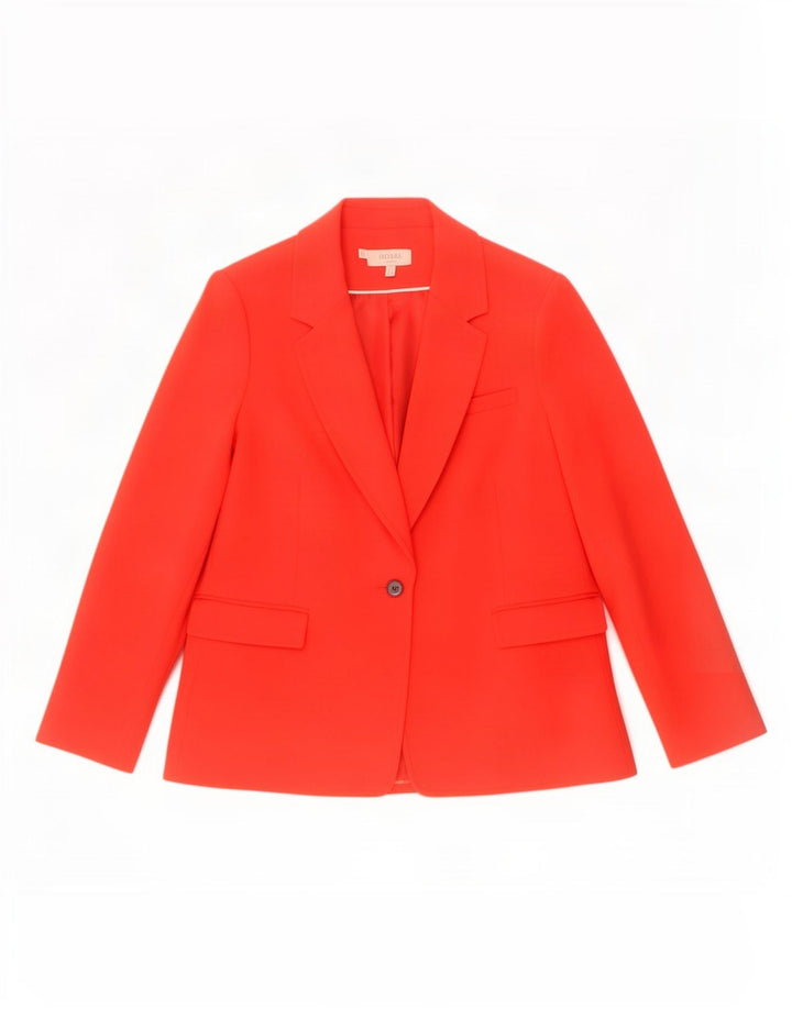 Hobbs Damen-Blazerjacke mit 1 Knopf, UK 18, XL, Rot, Polyester