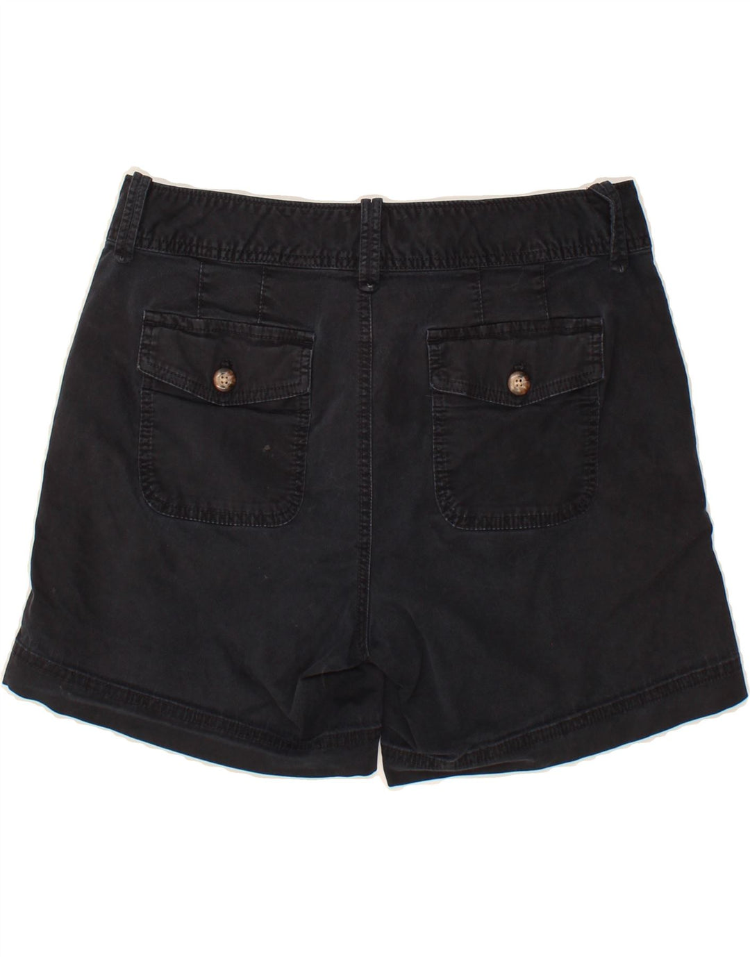EDDIE BAUER Womens Chino Shorts US 8 Medium W30 Navy Blue Cotton Vintage Eddie Bauer and Second-Hand Eddie Bauer from Messina Hembry 