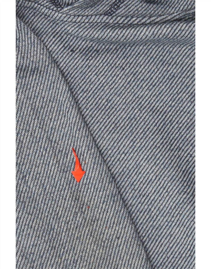 Saltrock Herren-Kapuzenpullover, kleiner blauer Nadelstreifen-Polyester