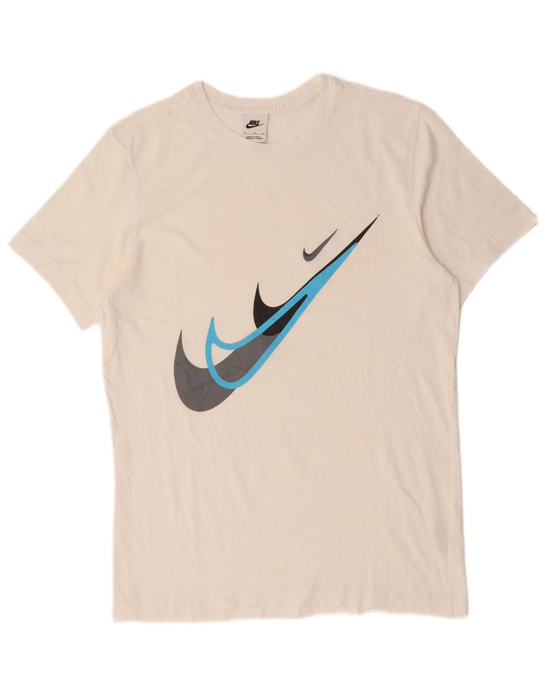 Nike Herren-T-Shirt mit Grafik, mittelweiße Baumwolle