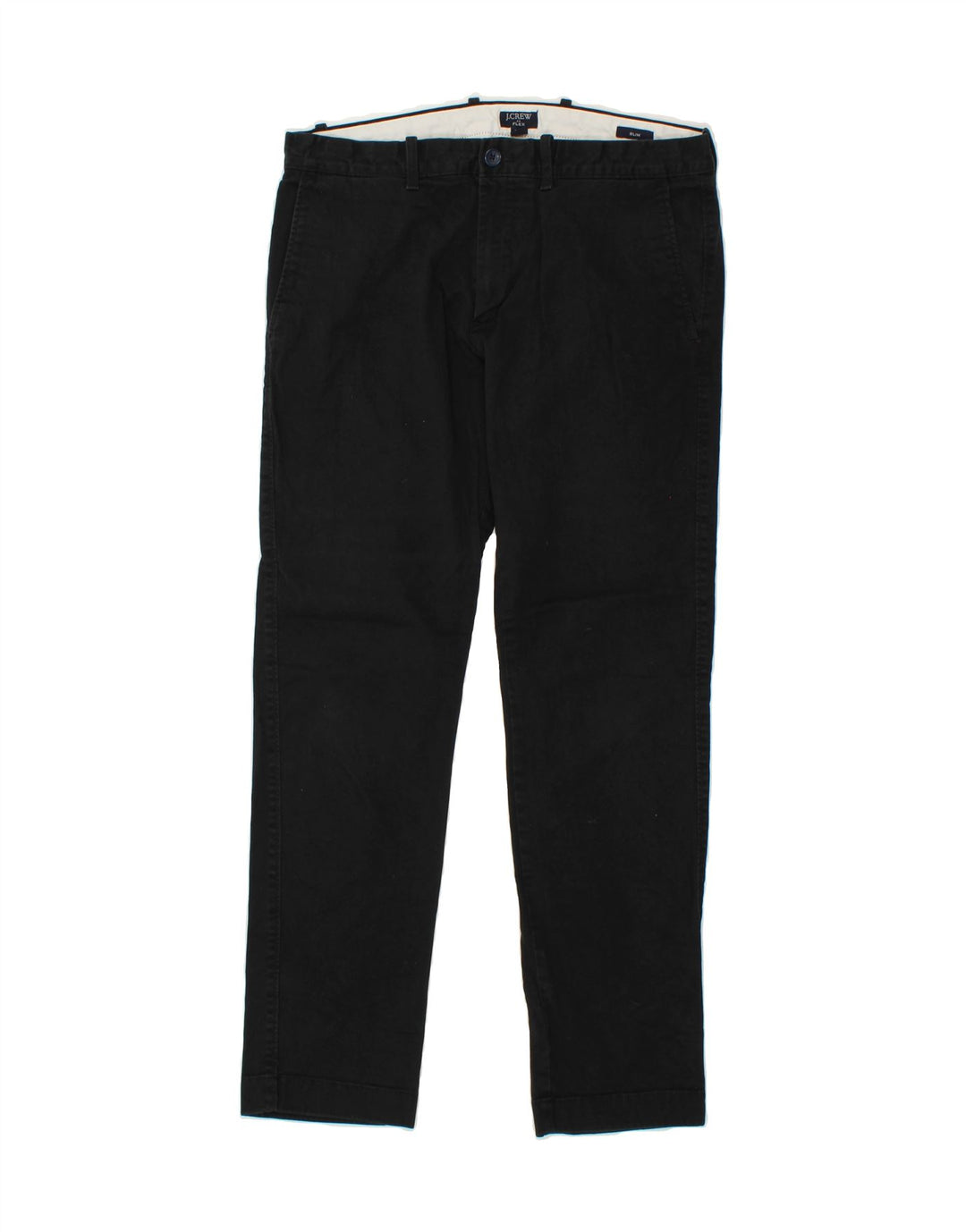 J. CREW Slim Chino-Hose für Herren, W32, L30, schwarze Baumwolle