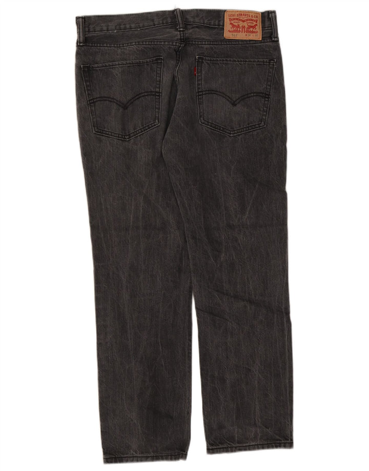 Levi's Herren 511 Slim Jeans W36 L28 Graue Baumwolle