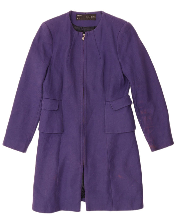 Zara Damen Mantel UK 18 XL Lila
