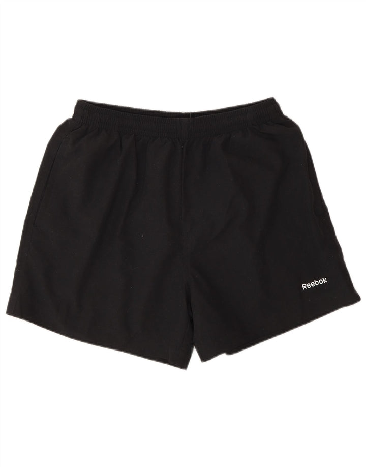 Reebok Herren Badeshorts Medium Schwarz Polyester