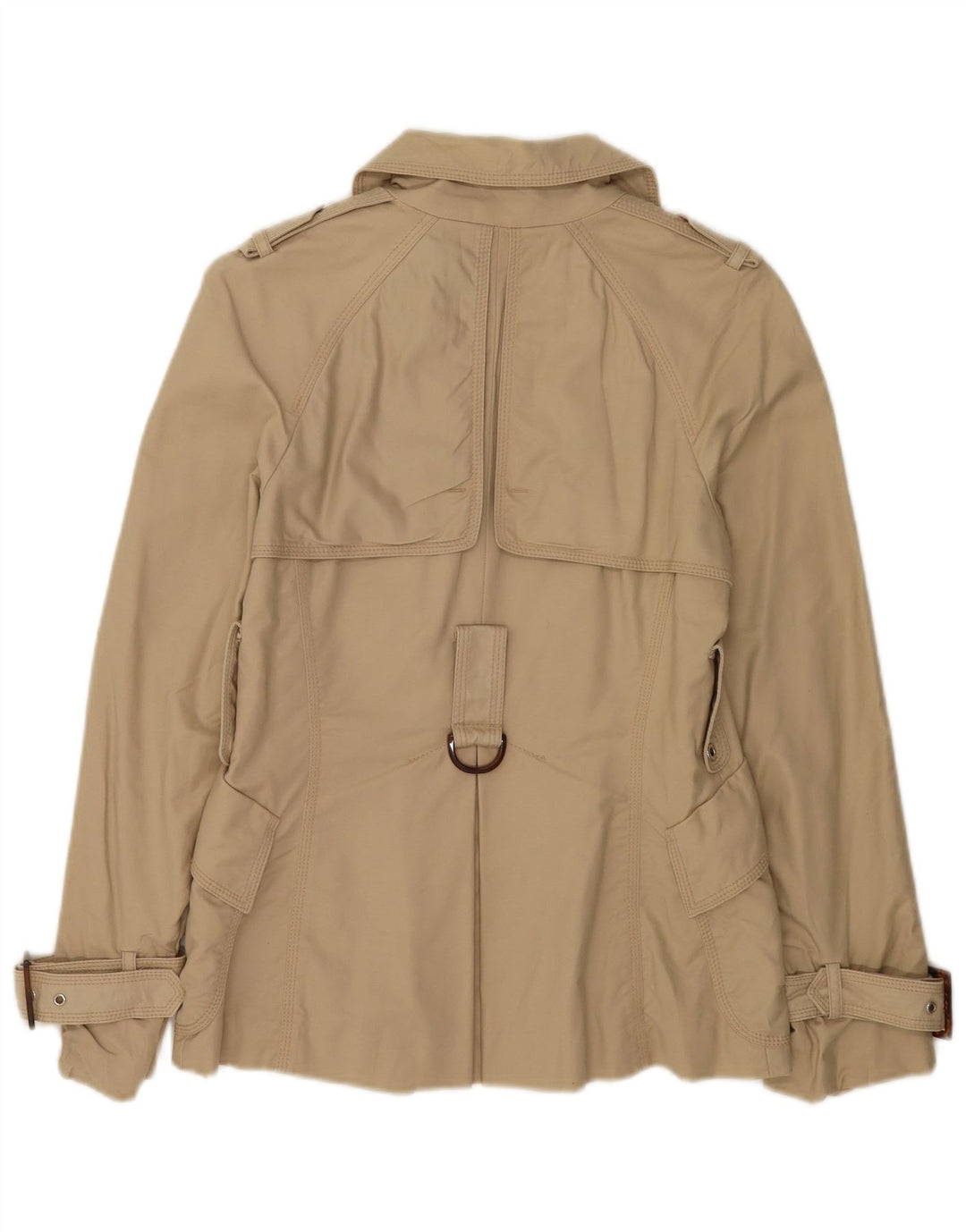 Zara Damen Pea Coat UK 10 Small Beige