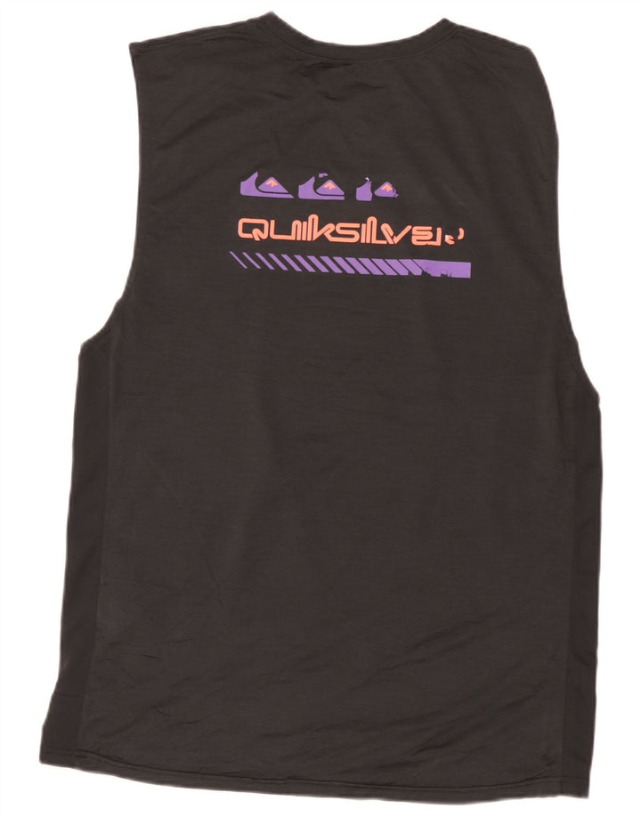 Quiksilver Herren-Weste mit normaler Passform, mittelschwarz, Polyester