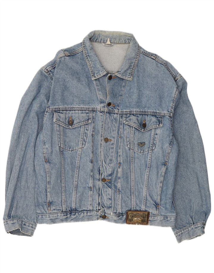 Wampum Herren Jeansjacke UK 42 XL Blau