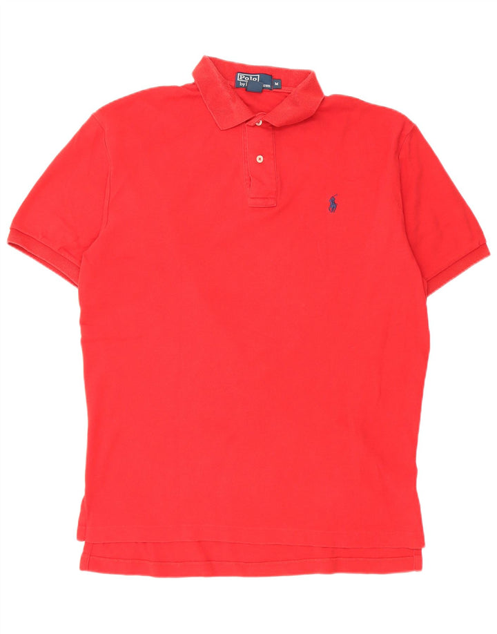 Polo Ralph Lauren Herren-Poloshirt aus mittelroter Baumwolle