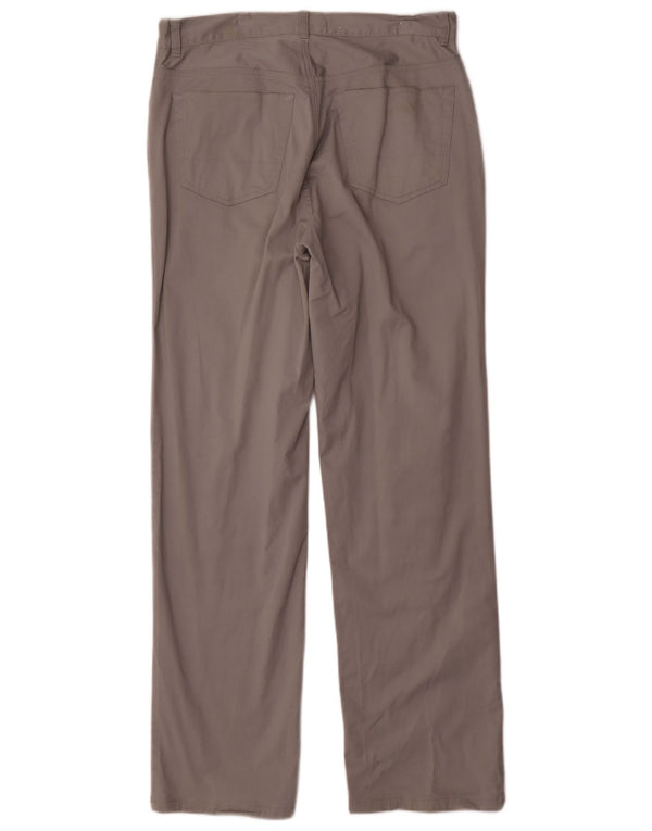 Dkny Herren gerade Freizeithose W32 L32 graue Baumwolle
