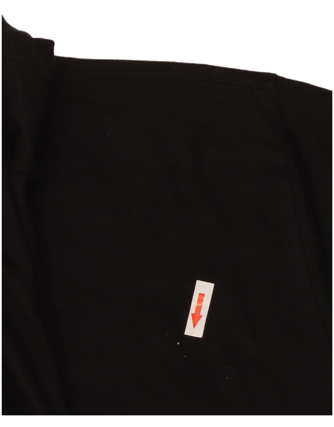 H&M Damen Crop T-Shirt Top UK 14 Mittelschwarze Baumwolle