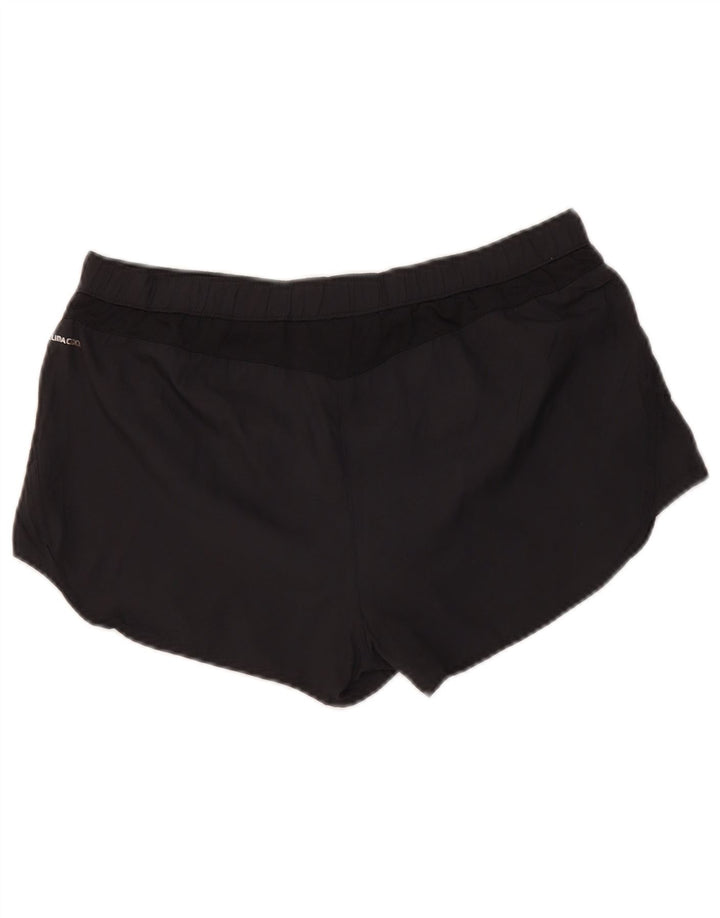ADIDAS Damen Supernova Sport Shorts UK 12 Medium Schwarz Polyester