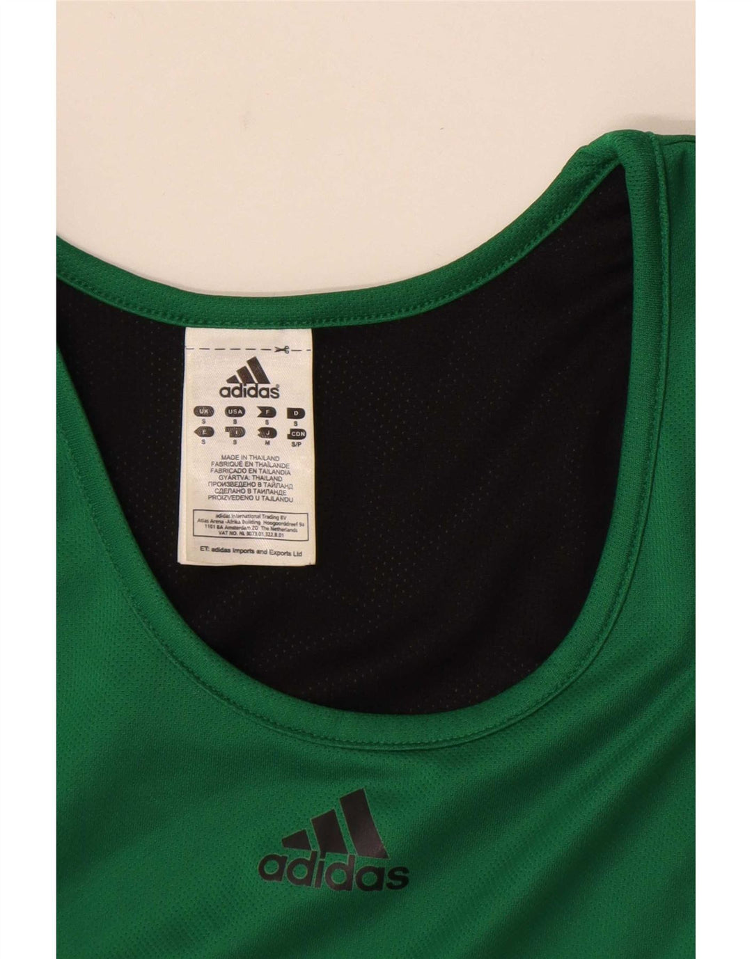 Adidas Herren Weste Top Small Grün Polyester