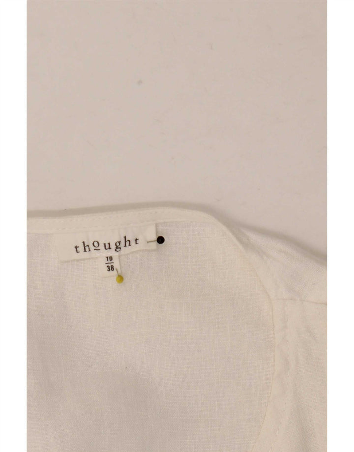 Thought Damen-Cardigan-Oberteil, Gr. 10, Größe S, Weiß