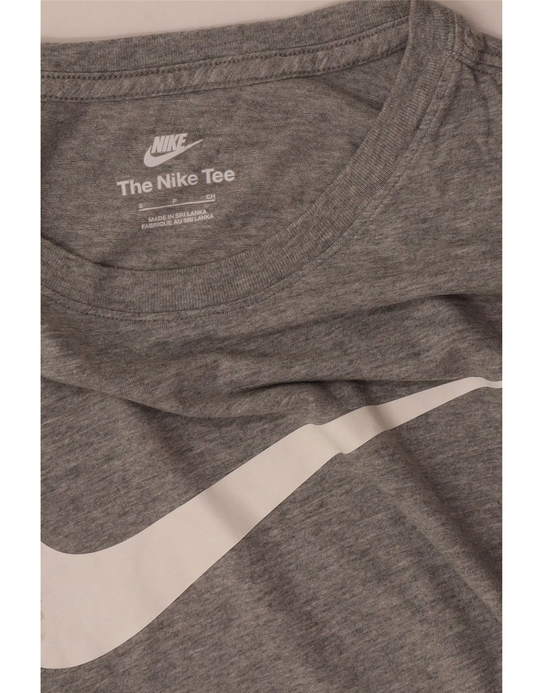 Nike Herren-T-Shirt mit Grafik, Größe S, Grau meliert