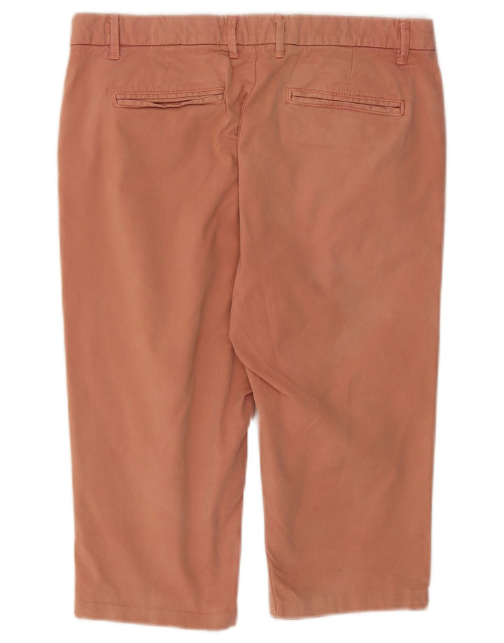 FAT FACE Damen Bermudashorts UK 10 Small W27 Orange Baumwolle