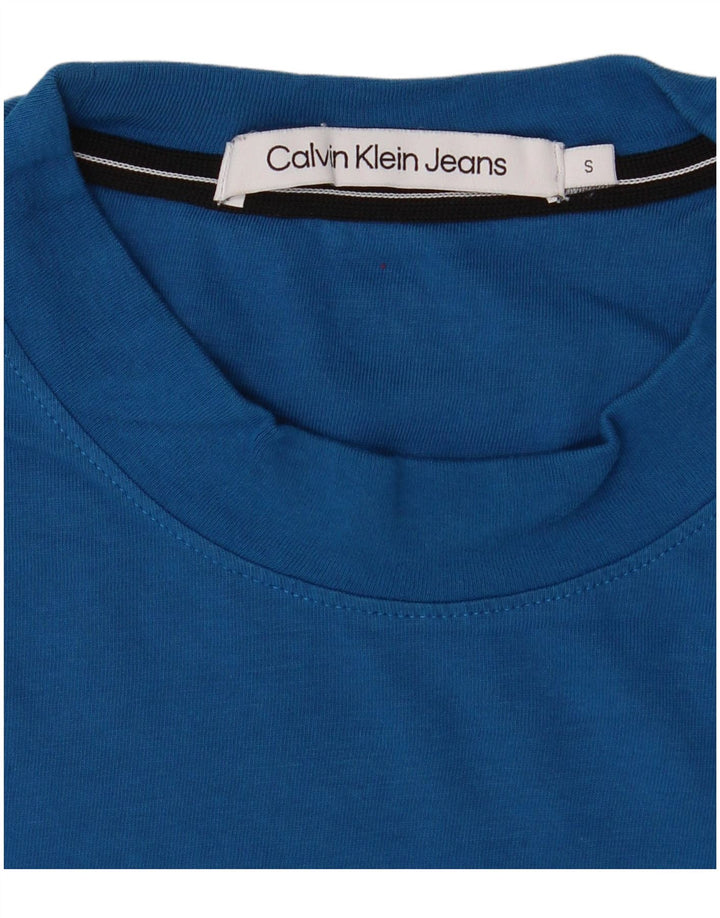 Calvin Klein Jeans Herren-T-Shirt mit Grafik, Größe S, Blau