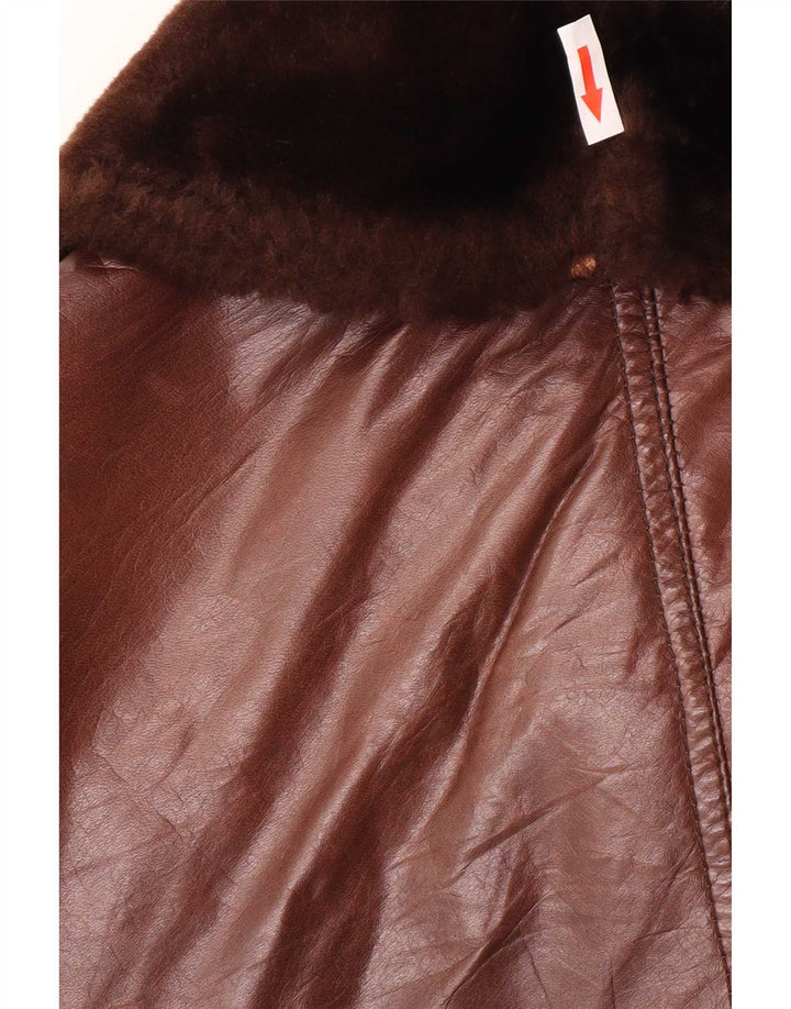 Douglas Herren Lederjacke EU 52 XL Braun Klassisch