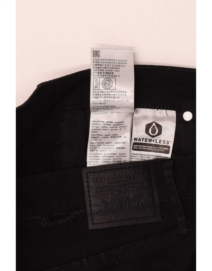 Levi's Damen Jegging-Jeans W32 L32 schwarze Baumwolle