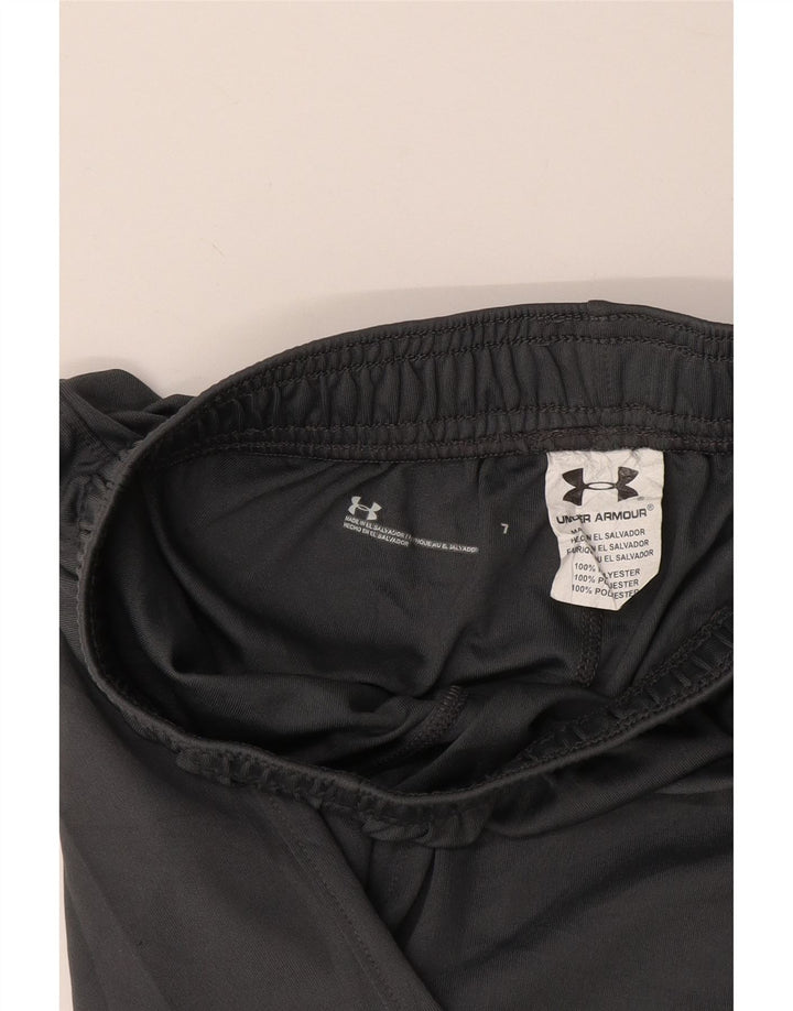 Under Armour Jungen-Sportshorts mit Grafik, 6–7 Jahre, graues Polyester