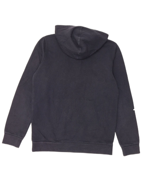 CHAMPION Jungen-Kapuzenpullover mit grafischem Reißverschluss und Reißverschluss, 13–14 Jahre, XL, Marineblau
