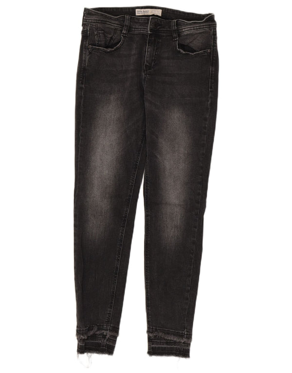 Zara Damen Z1975 Skinny Jeans EU 36 XS W26 L26 Grau