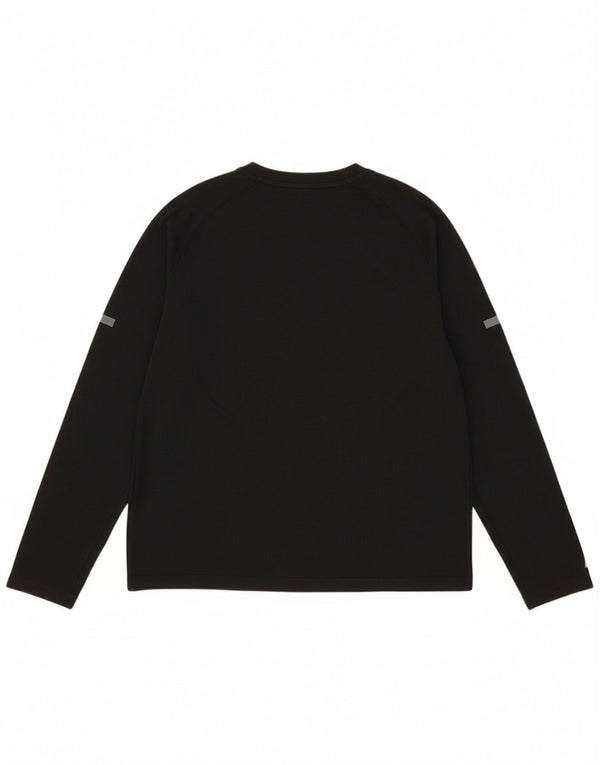 Russell Athletic Dri-Power-Oberteil für Jungen, langärmelig, 10–11 Jahre, Größe L, Schwarz