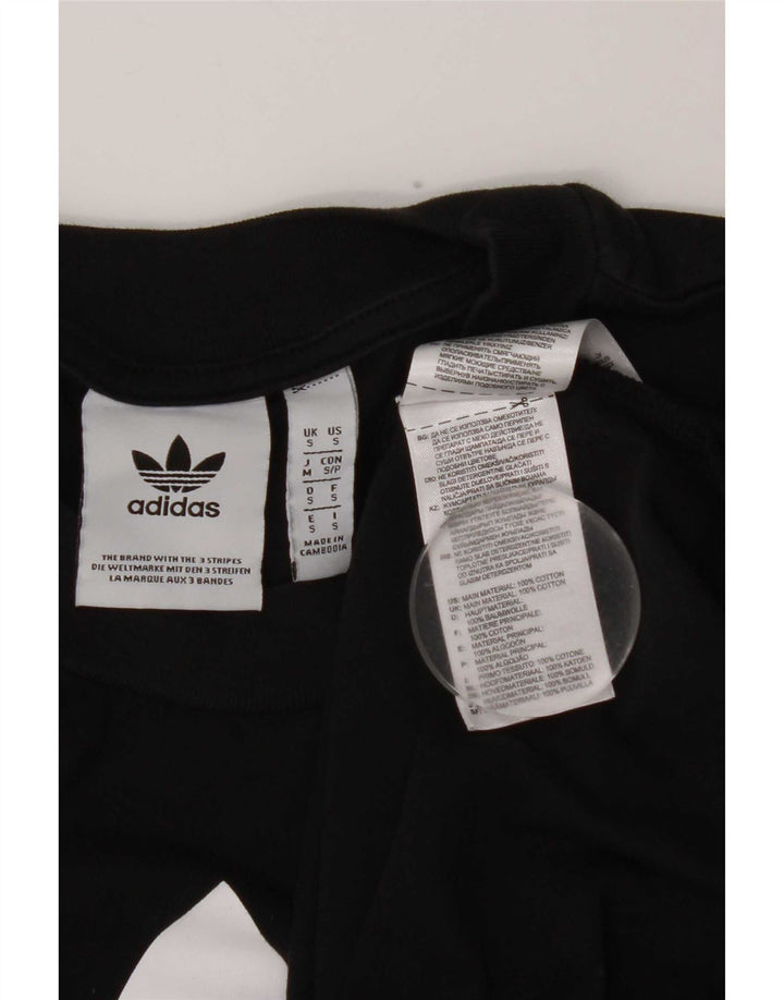 Adidas Herren Grafik T-Shirt Top Small Schwarz Baumwolle