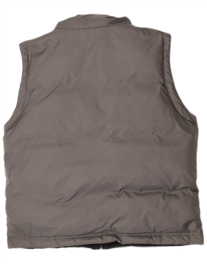 Champion Herren Reversible Wattierte Weste UK 40 Large Schwarz Polyamid