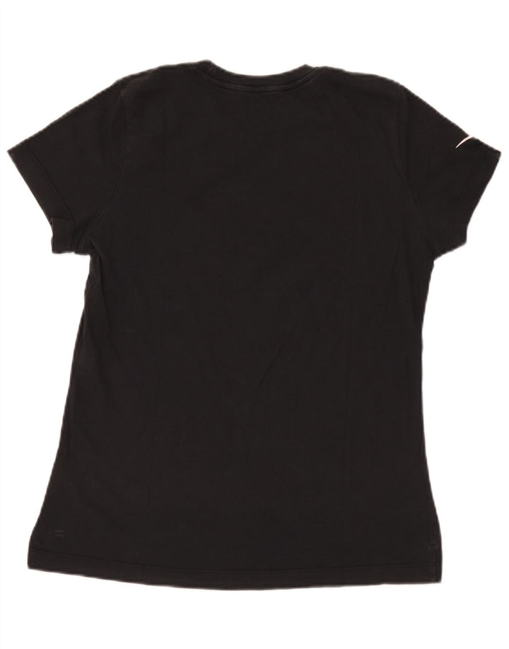 Nike Herren T-Shirt Top Medium Schwarz Baumwolle
