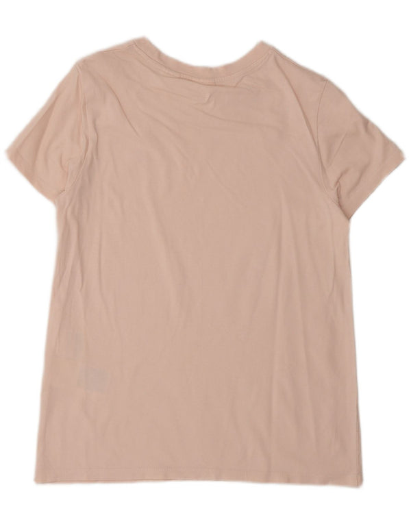 Levi's Damen T-Shirt Top UK 10 Small Rosa Baumwolle