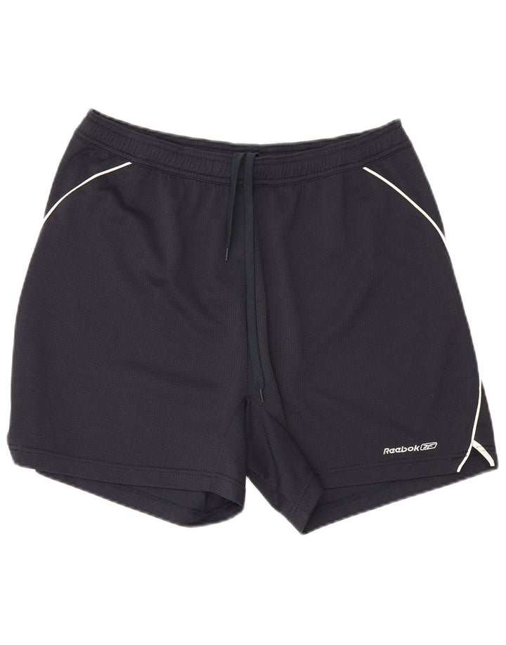 Reebok Herren Sportshorts Medium Marineblau Polyester