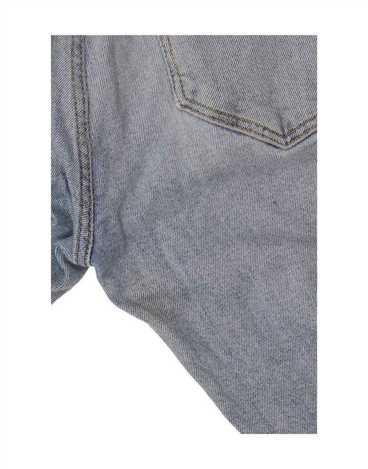 Zara Damen Distressed Slim Jeans EU 38 Small W28 L28 Blau