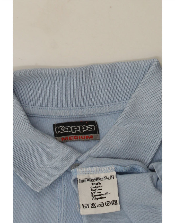 KAPPA Herren Poloshirt mittelblaue Baumwolle