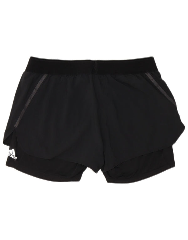 Adidas Womens Sport Shorts UK 14 Large Black