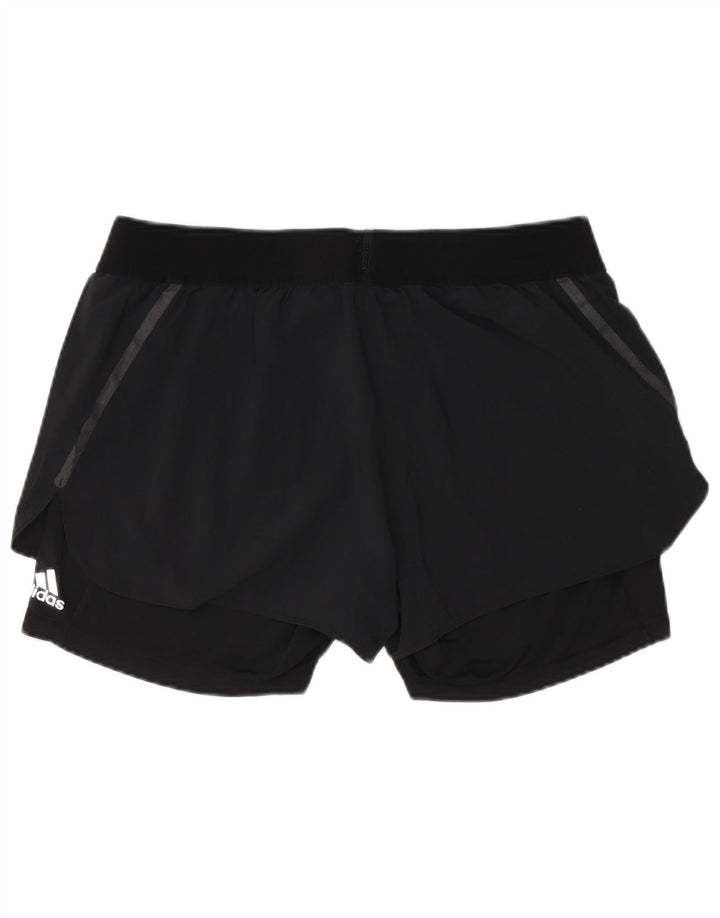 Adidas Damen Sportshorts UK 14 Large Schwarz