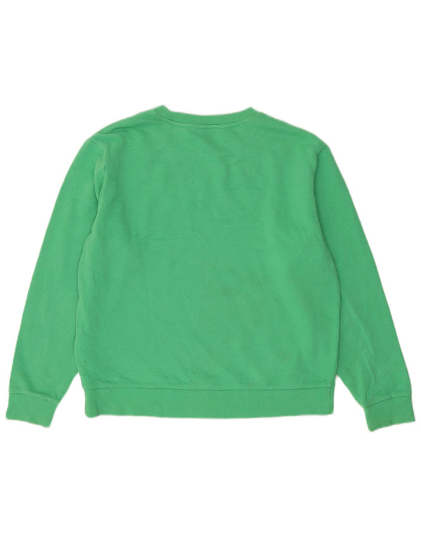 Marks & Spencer Damen-Sweatshirt in Übergröße, Gr. 10, Größe S, Grün, Baumwolle