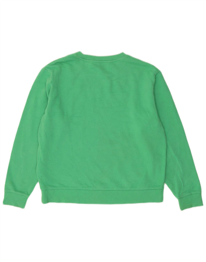 Marks & Spencer Damen-Sweatshirt in Übergröße, Gr. 10, Größe S, Grün, Baumwolle