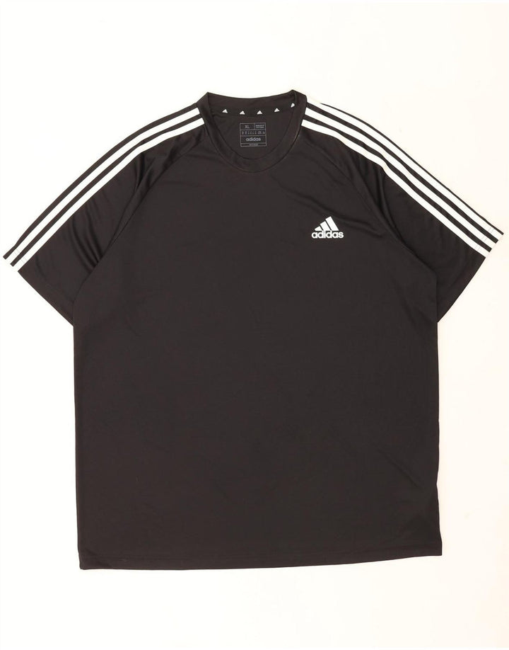 Adidas Herren Aeroready Regular Fit T-Shirt Top XL Schwarz Polyester