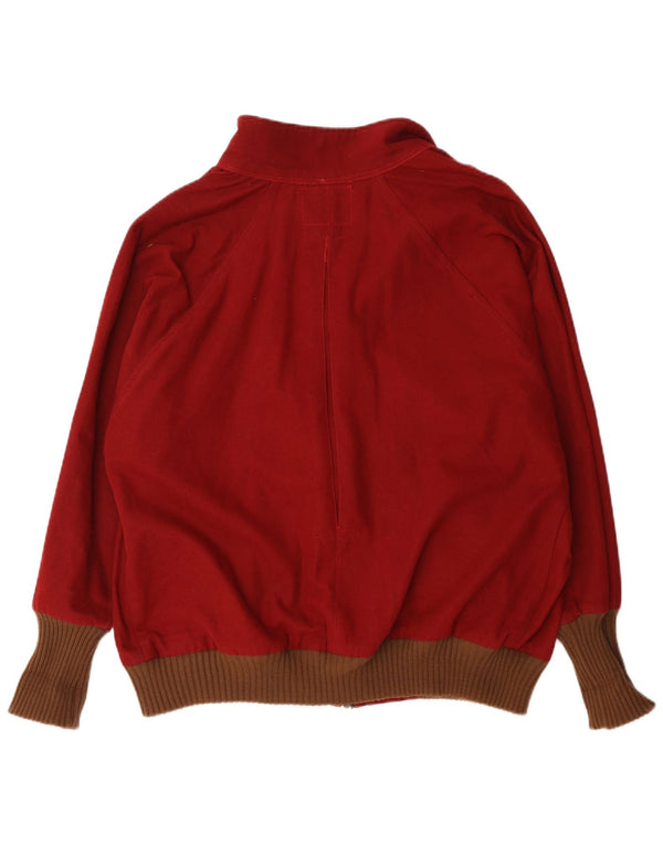 Vintage Herren Bomberjacke UK 44 2XL Burgund