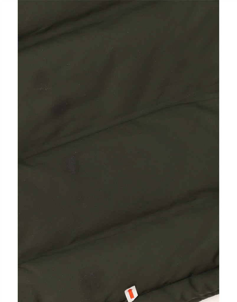 ADIDAS Mens Hooded Padded Gilet UK 40 Large Green Polyester Vintage Adidas and Second-Hand Adidas from Messina Hembry 