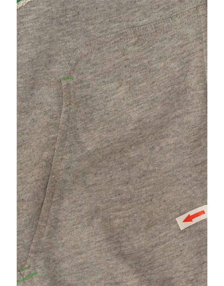 Puma Herren Graphic Ärmelloser Kapuzenpullover mit Reißverschluss, Größe S, Grau