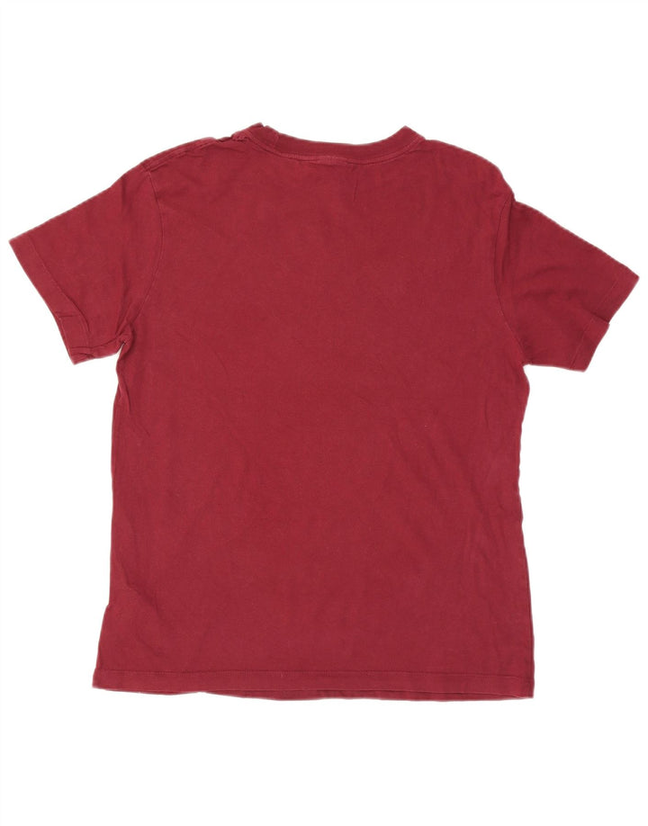 Nike Herren-T-Shirt mit Grafik, Größe S, kastanienbraune Baumwolle