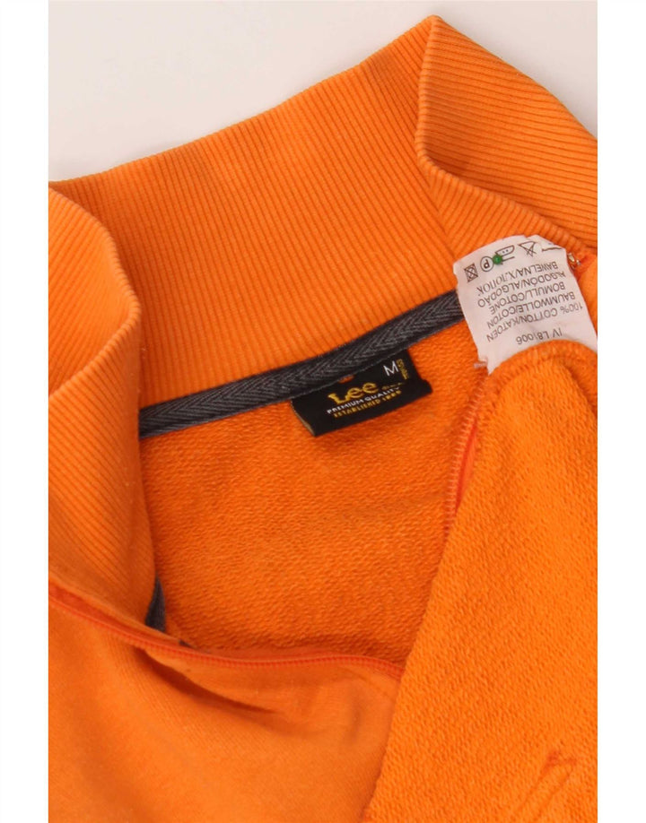 Lee Damen-Trainingsanzugoberteil mit Grafik, UK 14, Mittelorange, Farbblock
