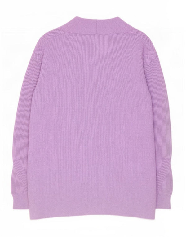 Marks & Spencer Damen Longline-Cardigan-Pullover UK 14 Large Lila