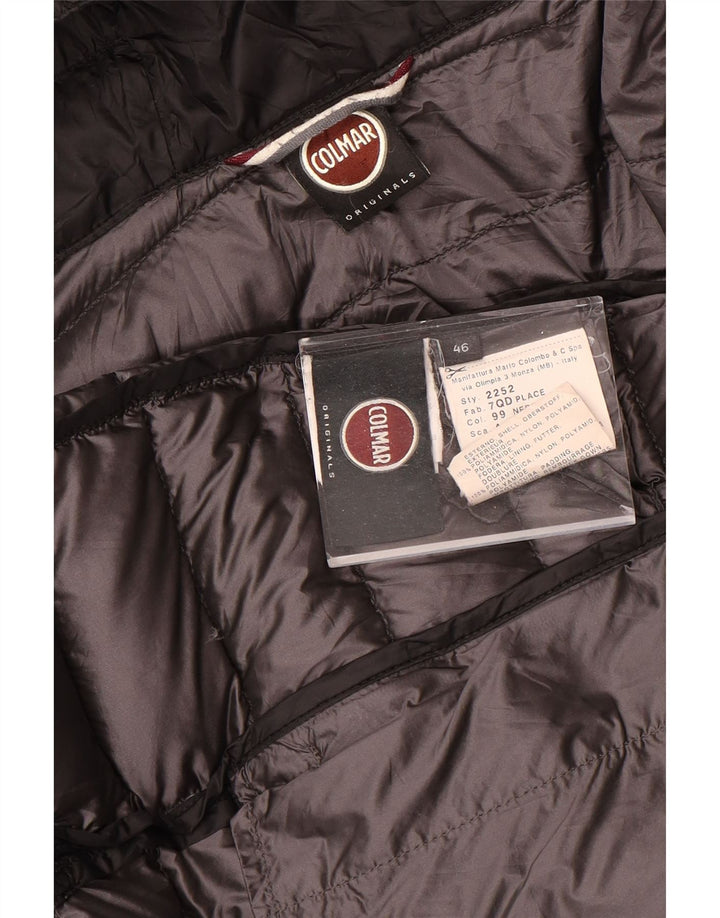 Colmar Damen Wattierte Jacke mit Kapuze IT 46 Large Schwarz Polyamid
