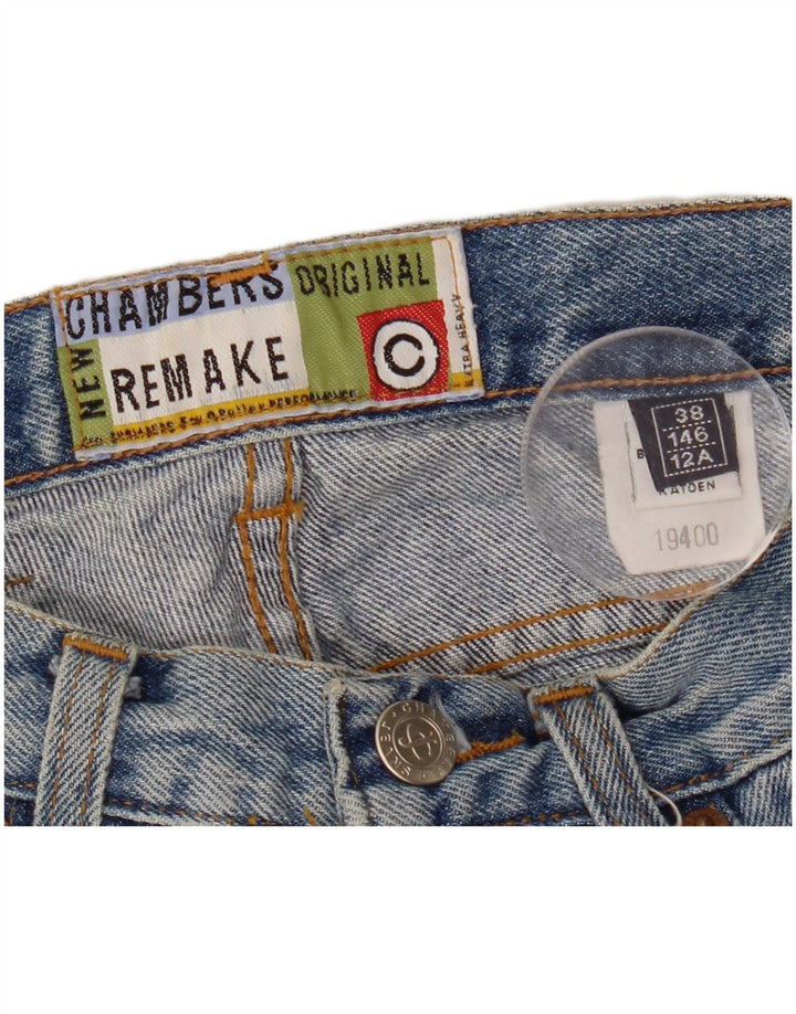 CHAMBERS Boys Straight Jeans 11-12 Years W24 L27 Blue Cotton