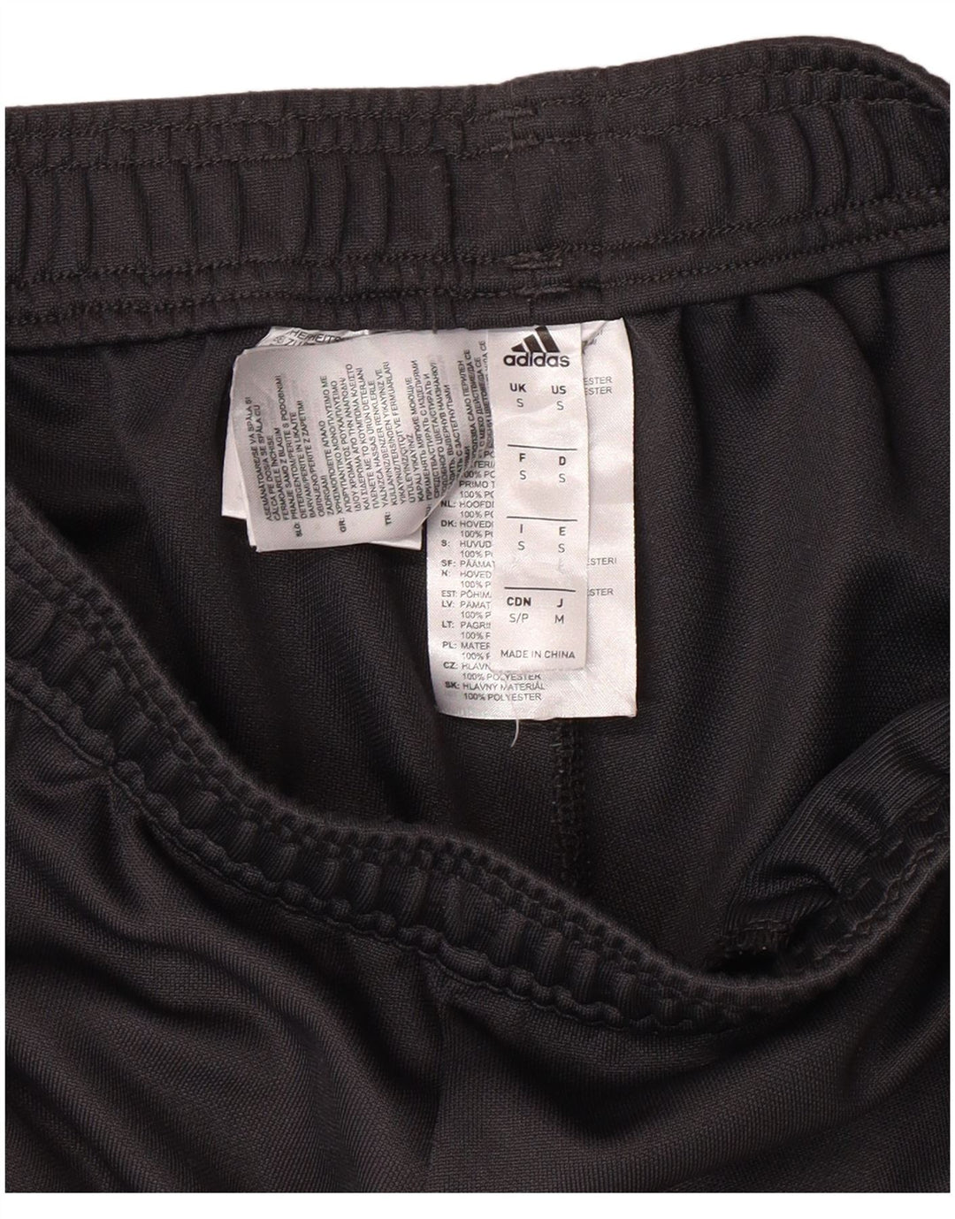 ADIDAS Herren Munster Rugby-Trainingsanzug, Jogginghose, Größe S, Schwarz, Polyester