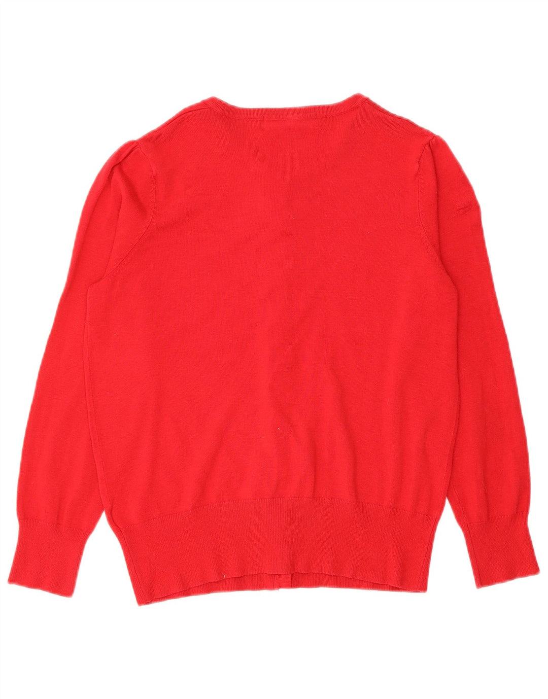Marks & Spencer Damen-Cardigan-Pullover UK 14 Mittelrote Viskose
