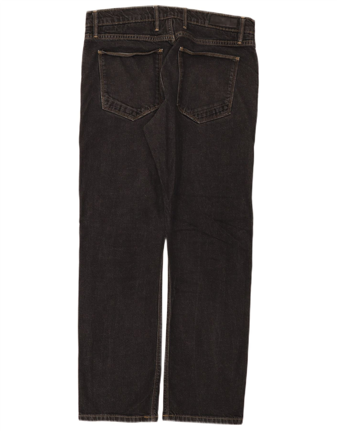 Marks & Spencer Herren Autograph Slim Jeans W34 L31 Schwarze Baumwolle